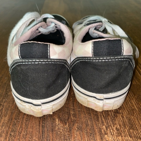 Pink and Black Checkered vans - Picture 2 of 5